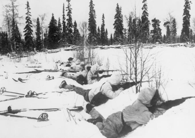1938년 발발한 핀란드-소련 간 겨울전쟁. (출처: Finnish official photographer, 사진(1940), Public domain via Wikimedia Commons)