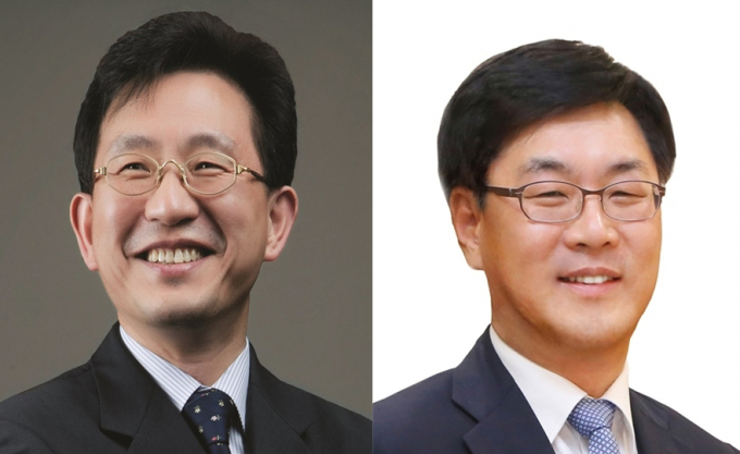 HDC그룹이 HDC현대산업개발 및 지주사 HDC의 새 대표이사 인사를 발표했다. 사진은 정경구(왼쪽) HDC현대산업개발 대표이사와 김회언 HDC 대표이사. /사진=HDC그룹