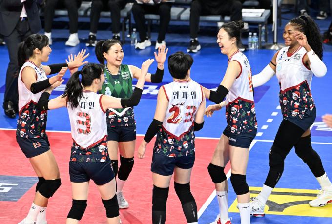 여자 프로배구 현대건설 (한국배구연맹 제공)