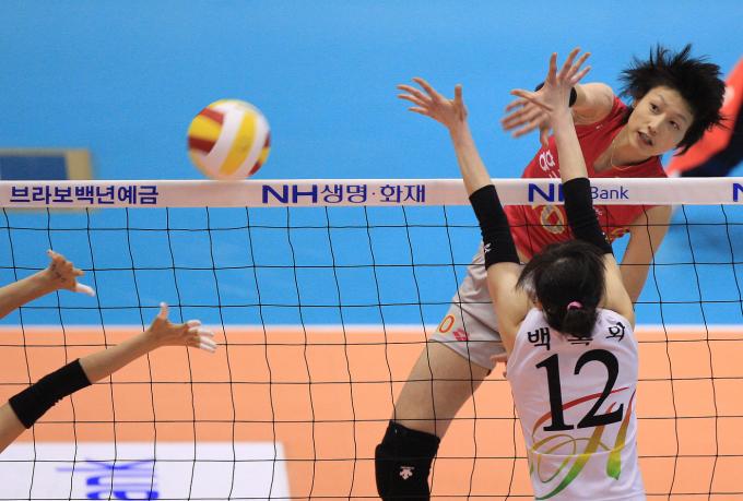 2008년 1월 프로 3년 차에 13연승을 기록했던 김연경 (한국배구연맹 제공)