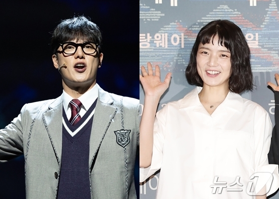 뮤지컬 배우 윤소호(왼쪽), 방송인 안영미 ⓒ 뉴스1 DB