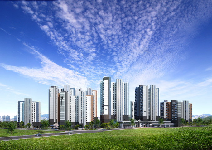 평택 고덕국제신도시 미래도 파밀리에 주경 투시도. / 사진제공=신동아건설