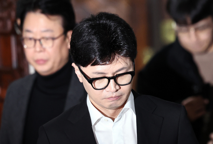 한동훈 국민의힘 대표가 윤석열 대통령 탄핵소추안의 국회 통과에 대해 "민주주의를 지키겠다"는 뜻을 나타냈다. /사진=뉴스1