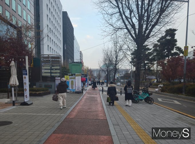 탄핵 집회가 끝난 16일 오후 한산한 국회 앞 거리의 모습./사진=김이재 기자