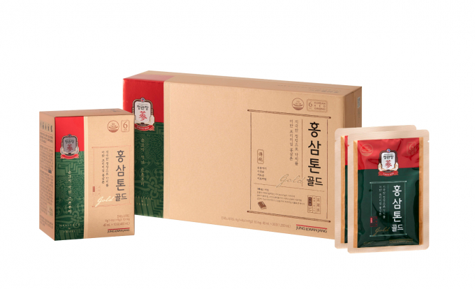 정관장이 홍삼톤과 홍삼톤 골드를 리뉴얼해 선보였다. /사진=정관장