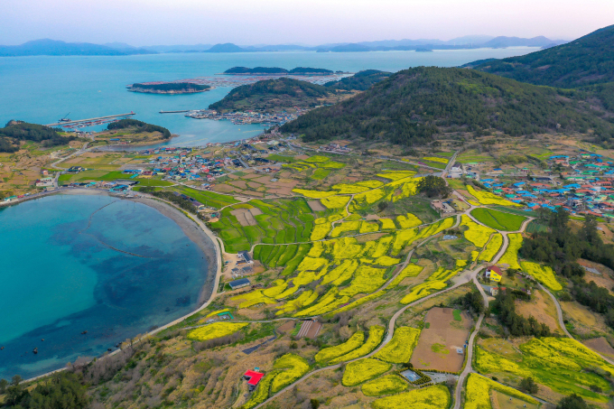                                                   완도 청산도 전경/전남도