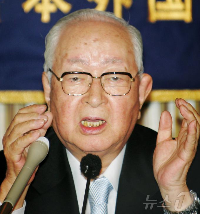 와타나베 쓰네오(渡?恒雄·98) 일본 요미우리신문 대표이사 겸 주필이 19일 별세했다. 향년 98세. 16.03.09 ⓒ AFP=뉴스1 ⓒ News1 김예슬 기자