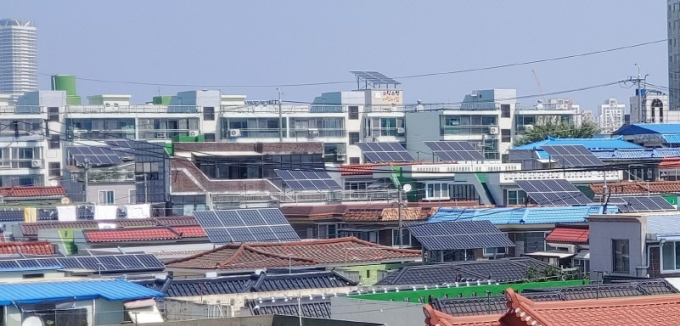 태양광 주택./사진=광주 서구청