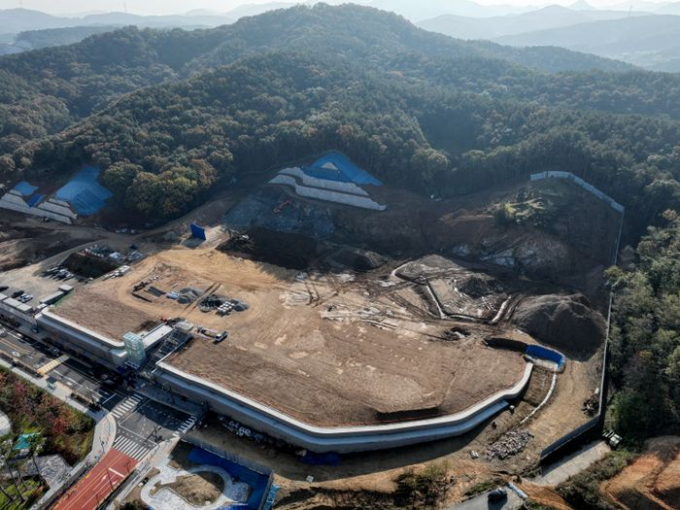 용신고 건립 대지 전경.  사진제공=용인특례시