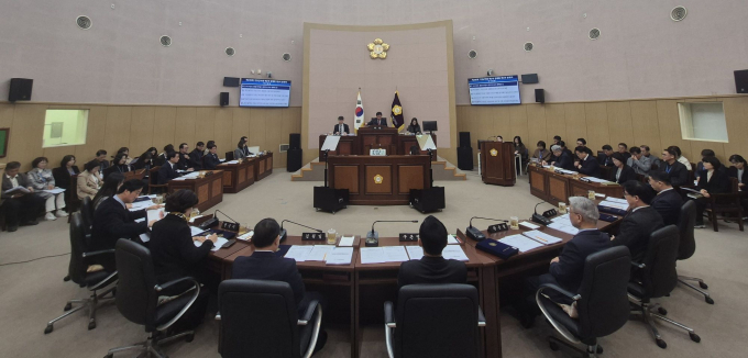 기장군의회 본회의장 모습/사진=기장군의회