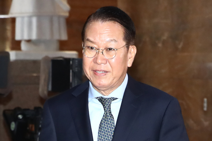 권영세 국민의힘 의원이 국민의힘 비상대책위원장 후보로 지명됐다. 사진은  권 후보가 지난달 6일 서울 여의도 국회에서 한동훈 전 국민의힘 대표와 당내 중진 5·6선 의원들과의 회동에 참석한 모습. /사진=뉴스1