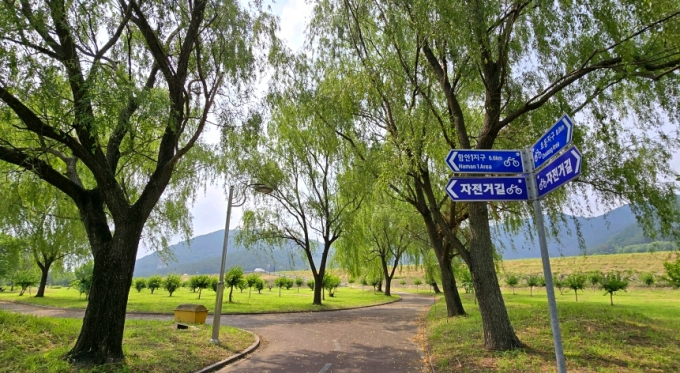 창녕군 부곡온천 자전거길이 자전거 자유여행 대표코스 60선에 선정됐다./사진=창녕군
