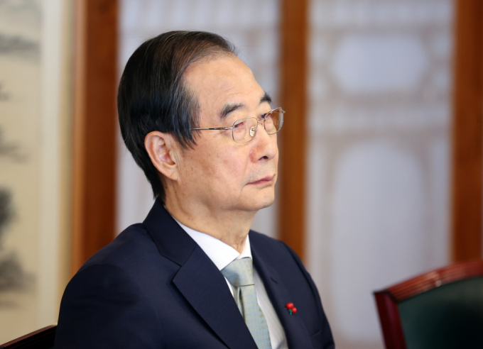   대법원이 한덕수 대통령 권한대행이 신임 대법관을 임명해도 삼권분립 원칙에 위배되지 않는다는 입장을 밝혔다./사진=뉴시스 