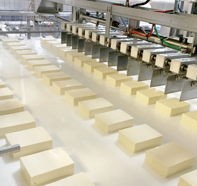 미국 캘리포니아주 풀무원USA 풀러튼 공장에서 포장 두부가 생산되고 있다. /사진=풀무원