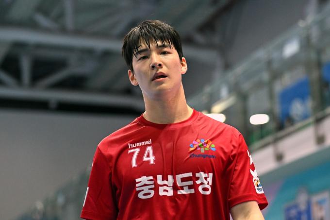 H리그 충남도청의 오황제(H리그 제공)