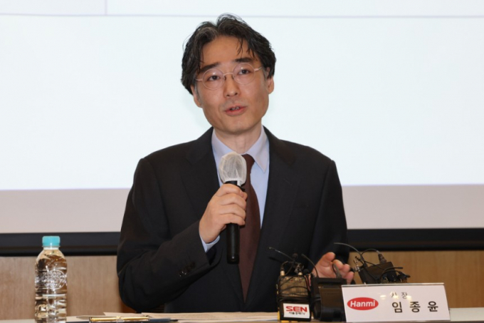 임종윤 한미사이언스 이사와 한미약품그룹 대주주 4자 연합(신동국·송영숙·임주현·라데팡스)의 협력이 주목된다. 사진은 임 이사 모습. /사진=뉴시스