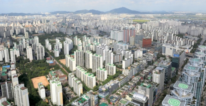  1기 신도시 부천 중동 전경. 사진제공=부천시 