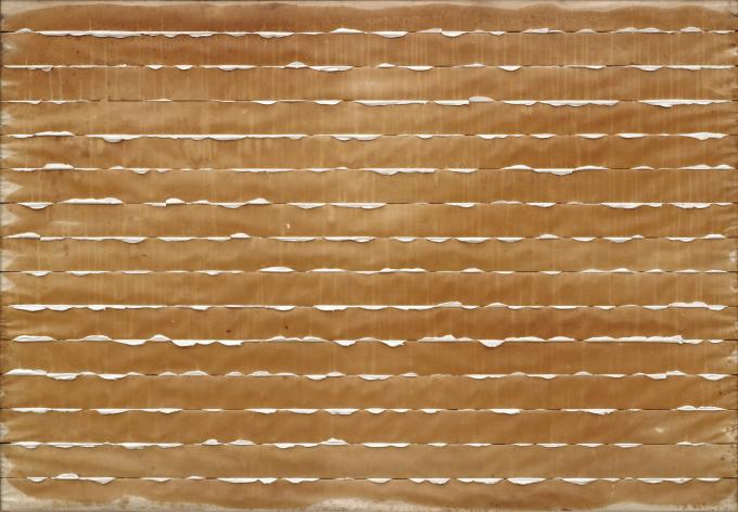 하종현, <접합>, 1974, 종이에 유채, 120 x 175 cm. 리움미술관 소장. 작가 제공.