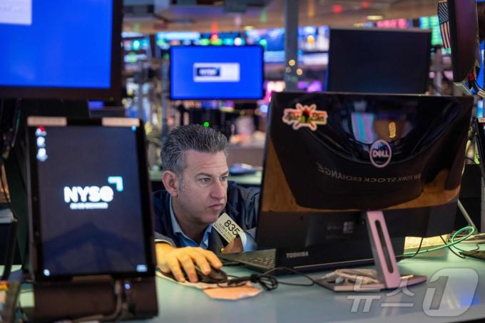 NYSE 트레이더. ⓒ AFP=뉴스1