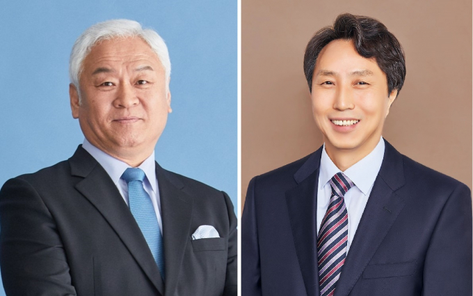 고인범 영화의전당 대표이사(왼쪽) 오재환 부산문화재단 대표이사/사진=부산시