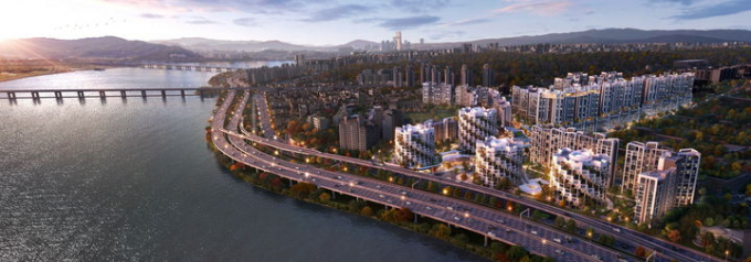 삼성물산 한남4구역 제안 조감도./자료=삼성물산 제공