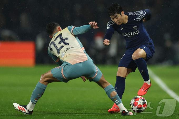 파리 생제르맹(PSG)의 이강인. ⓒ AFP=뉴스1