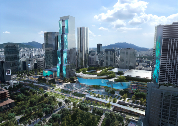  서울 강남구 코엑스 일대가 국제 비즈니스·교류 중심의 공간으로 재탄생한다. 사진은 코엑스 일대 개발계획 조감도. /사진=서울시