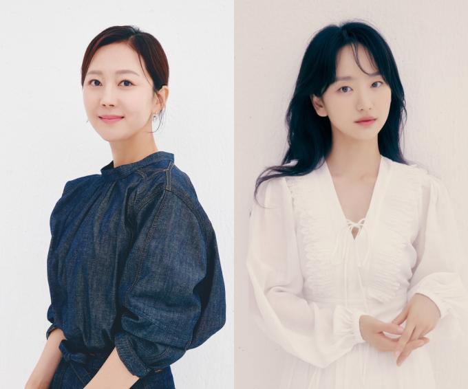 배우 염정아(왼쪽), 원진아