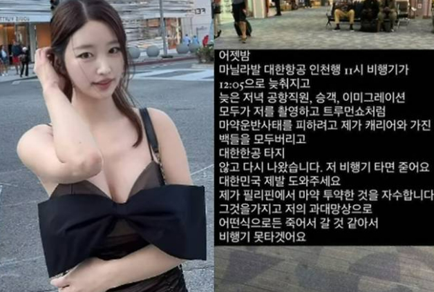  마약을 투약했다고 자수하는 글을 SNS에 올렸던 아나운서 출신 방송인 김나정이 검찰에 송치됐다. /사진=김나정 인스타그램