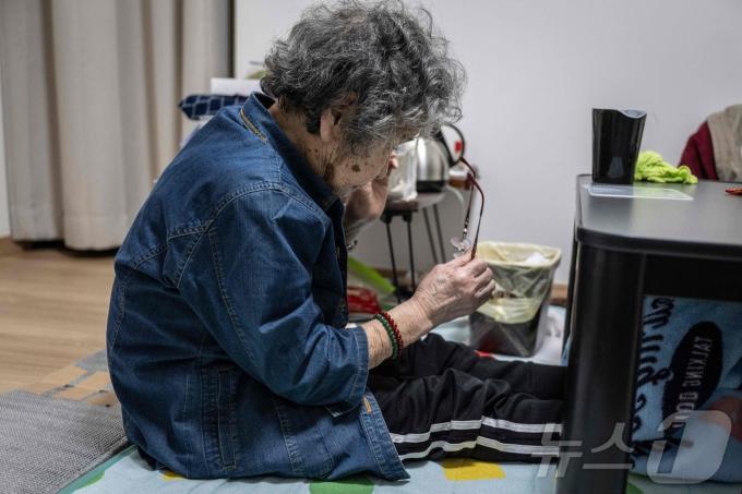 일본의 여성 노인 <자료 사진> ⓒ AFP=뉴스1