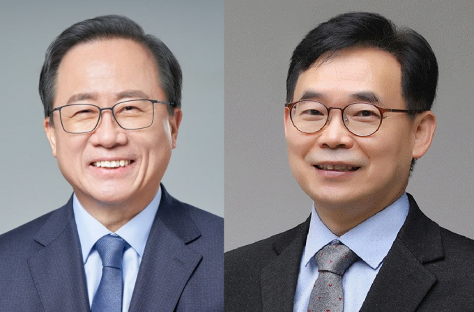 왼쪽부터 김석준 전영근 예비후보/사진=부산시선관위