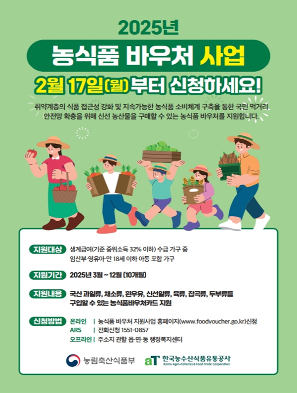 농식품 바우처 사업 포스터./사진=광주시