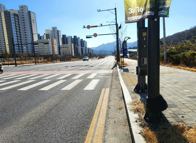 의정부 고산지구 대로 전경. /사진=김동영 기자