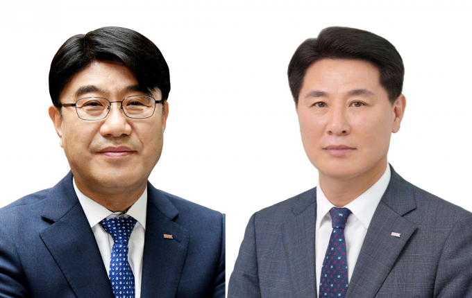 방성빈 부산은행장(왼쪽), 김태환 경남은행장 내정자/사진=부산은행