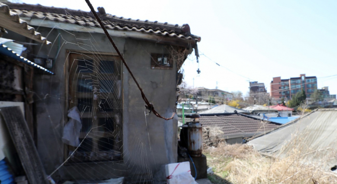 공공재개발 시범사업 2차 후보지로 선정된 서울 노원구 상계3구역 빈집 모습. /사진=뉴스1