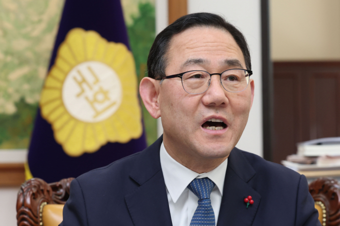 주호영 국회부의장이 26일 오후 서울 여의도 국회에서 열린 '연금개혁 관련 기자간담회'에서 발언하고 있다. /사진제공=뉴시스