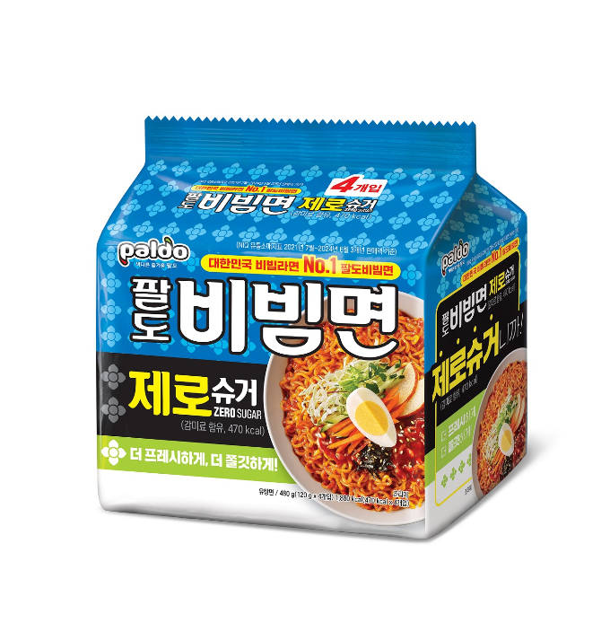 팔도가 제로 트렌드에 발 맞춰 '팔도비빔면 제로슈거'를 출시한다. /사진=팔도