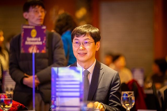 김기남 여성가족부 기획조정실장이 12일 서울 중구 롯데호텔에서 열린 2025년 세계여성의날 기념행사에 참석했다. /사진=유엔여성기구 지식·파트너십 센터 제공