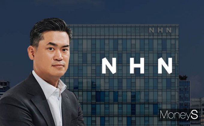 NHN이 지난해 매출 2조456억원을 기록하며 사상 최대 실적을 달성한 가운데 2025년에도 ▲게임 ▲클라우드 ▲결제 등 핵심 사업을 더욱 강화하며 성장 속도를 높인다는 전략이다. 그래픽은 정우진 NHN 대표와 NHN 사옥 이미지. /그래픽=김은옥 기자(머니S)