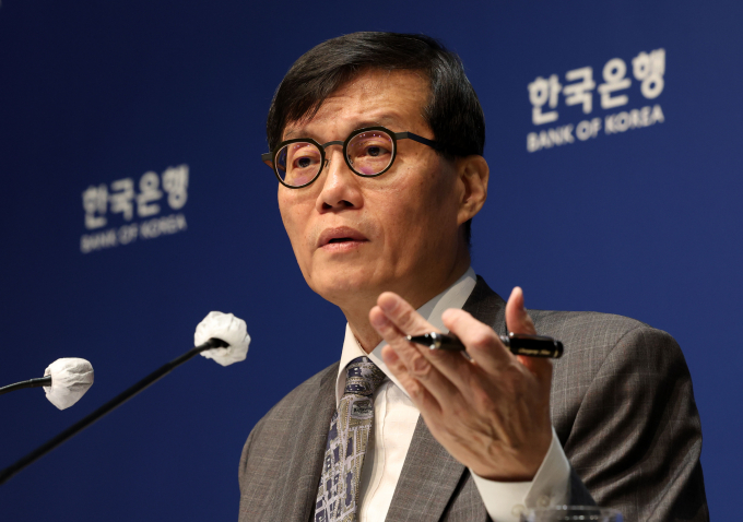 이창용 한국은행 총재가 지난 2월25일 서울 중구 한국은행 본관에서 금융통화위원회 본회의 후 열린 통화정책방향 기자 간담회에서 발언하고 있다./사진=뉴스1