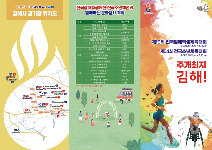 2025년 전국소년(장애학생) 체전이 50여 일 앞으로 다가온 가운데 김해시는 개최 준비에 박차를 가하고 있다./사진=김해시
