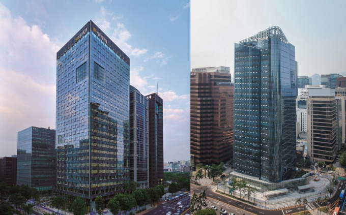(왼쪽부터) KB금융지주, 하나금융지주/사진=각 금융지주