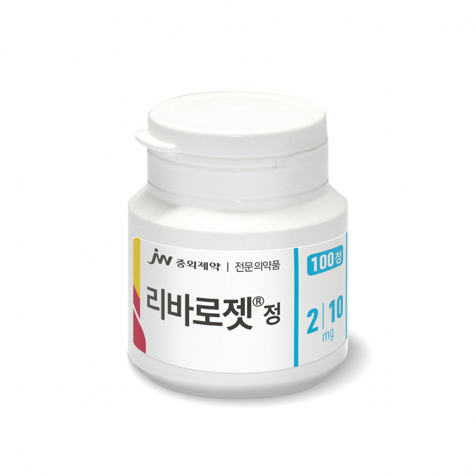JW중외제약이 '리바로젯' 병 포장 제품을 출시했다. /사진=JW중외제약