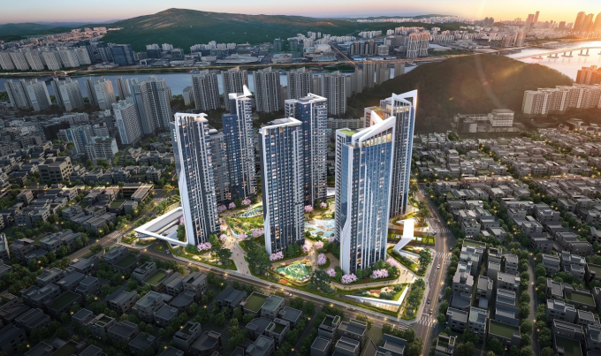 부산 광안4구역 재개발 조감도./ 사진 제공=HDC현대산업개발
