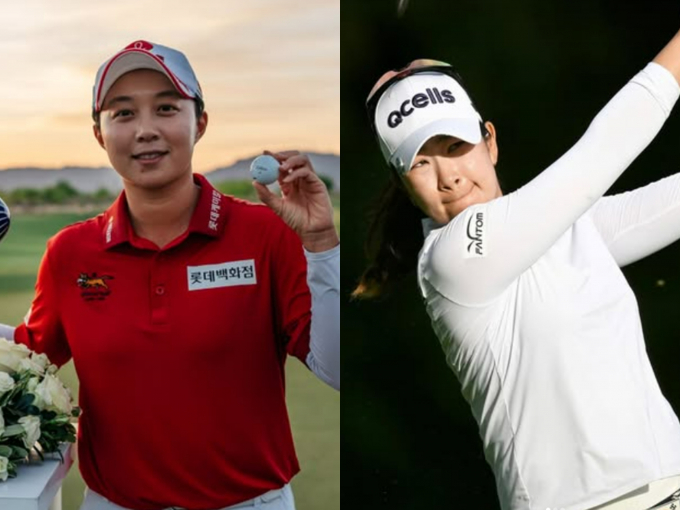 김아림과 김효주가 미국 여자프로골프(LPGA) 투어 T-모바일 매치플레이 조별 예선에서 2승째를 챙기며 조 1위에 올랐다. 사진은 미국 여자프로골프(LPGA)에서 활약 중인 김효주(왼쪽)와 김아림. /사진=LPGA·김아림 인스타그램 캡처