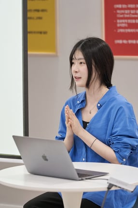 최예진 두부 대표는 현대해상과 발달장애아동 가정을 위한 서비스를 개발하는 중이다./사진=두부 