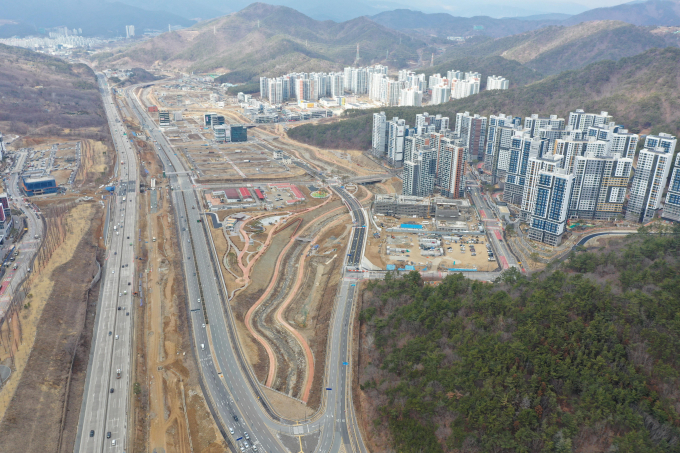양산시가 사송하이패스 IC 양방향 설치를 공식화 했다./사진=양산시
