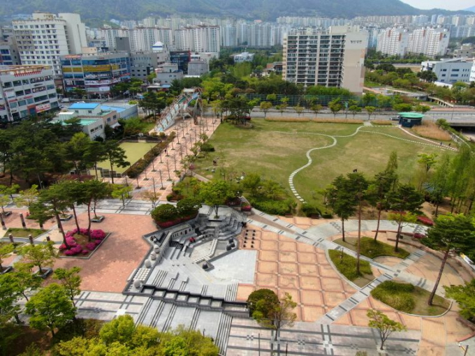 정관읍 중앙공원 전경/사진=기장군