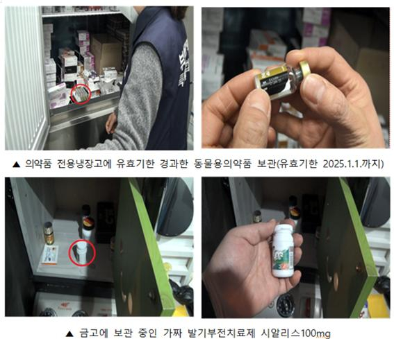 부산시 특사경 담당직원이 동물병원 등을 점검하고 있다./사진=부산시