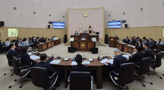 기장군의회 임시회 개막… 615억 추경안 등 심의